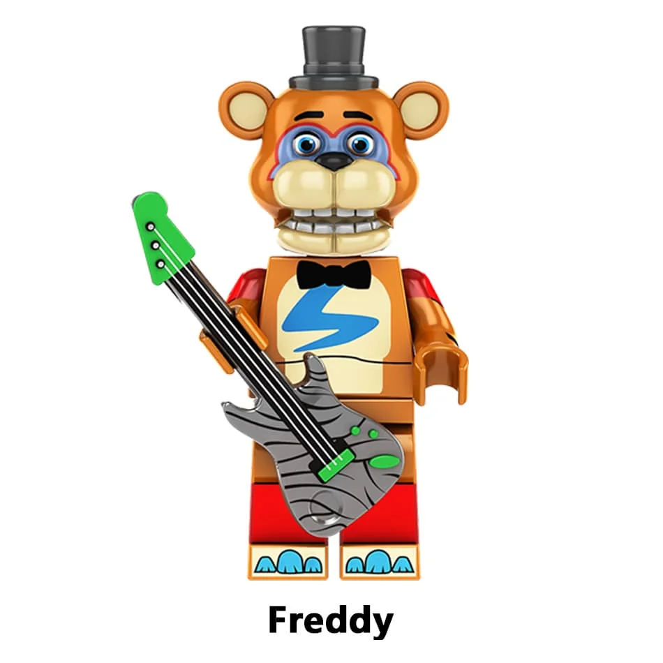 FNAF Nights Game Mini Figure Building Blocks - Skeleton Thriller Gift Set