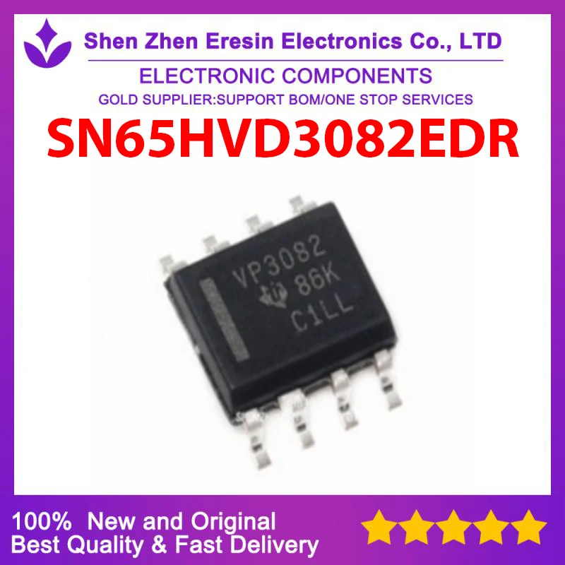

Free shipping 1PCS/LOT SN65HVD3082EDR SOP8 New and original