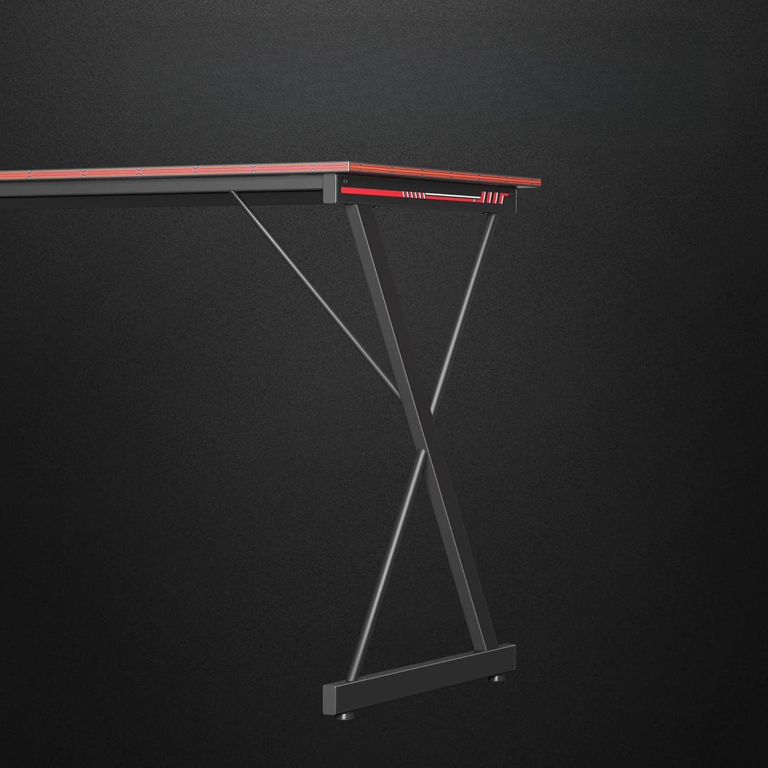 Office Desk，This  gamimg table is supported by a sturdy steel frame and features 6