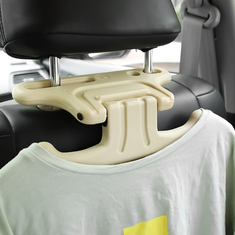 Adjustable Vehicle Clothing Rack Convenient & Foldable Rack Vehicle wardrobes for Hanging Multiple Garments in Car X37F