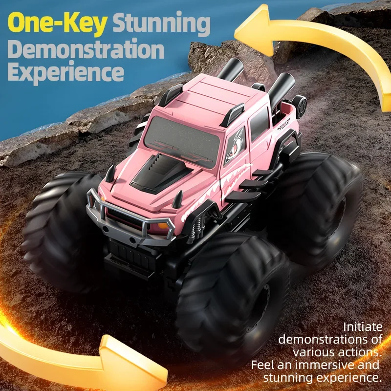 Children's Amphibious Rc Car Off-Road Land-Water Vehicle 2.4G Waterproof Remote Control 4Wd Climbing Crawler Boy Toy Kids Gift