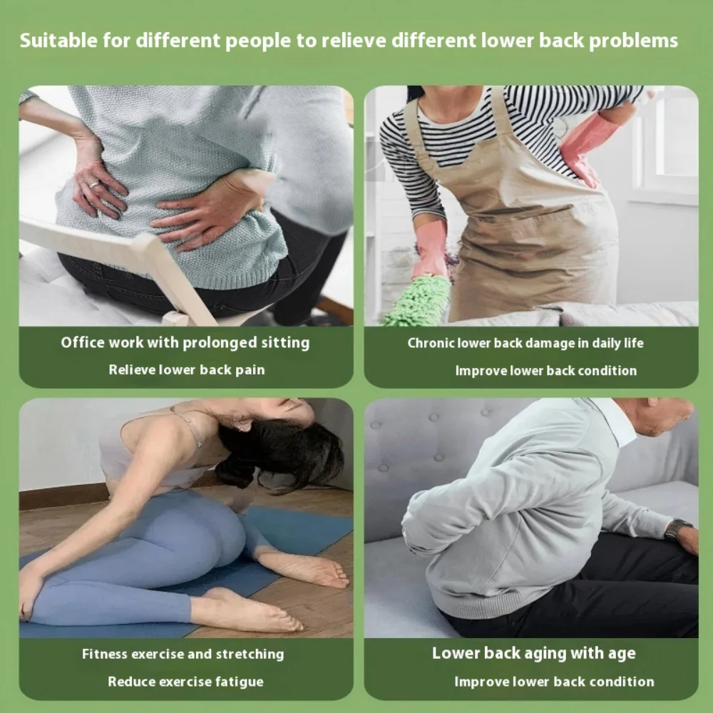 12 Magnets Lumbar Vertebrae Relaxer Humpback Correction Shaping Back Stretcher Back Pain Relief Stretching Back Massager Home