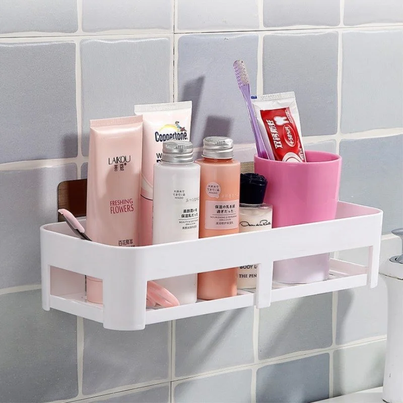 Free punching bathroom shelf vanity storage rack bathroom wall wall mount suction cup finishing shelf WF308922 storage rack bathroom shelf bathroom storage shelf storage shelf