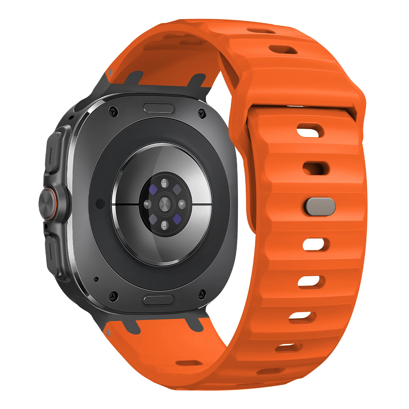 Enhanced Sport Wristband: Premium Metal & Silicone Bracelet Strap