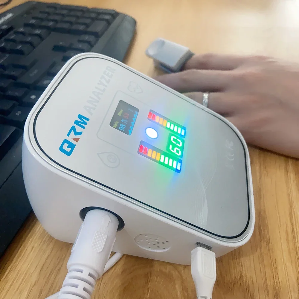 Health Analyzer Body Health Analyzer Quantum Resonance Magnetic Analyzer Set Hand Touch Quantum Body Analyzer With 53 Reports Sub-health Test New Generation QA-36S