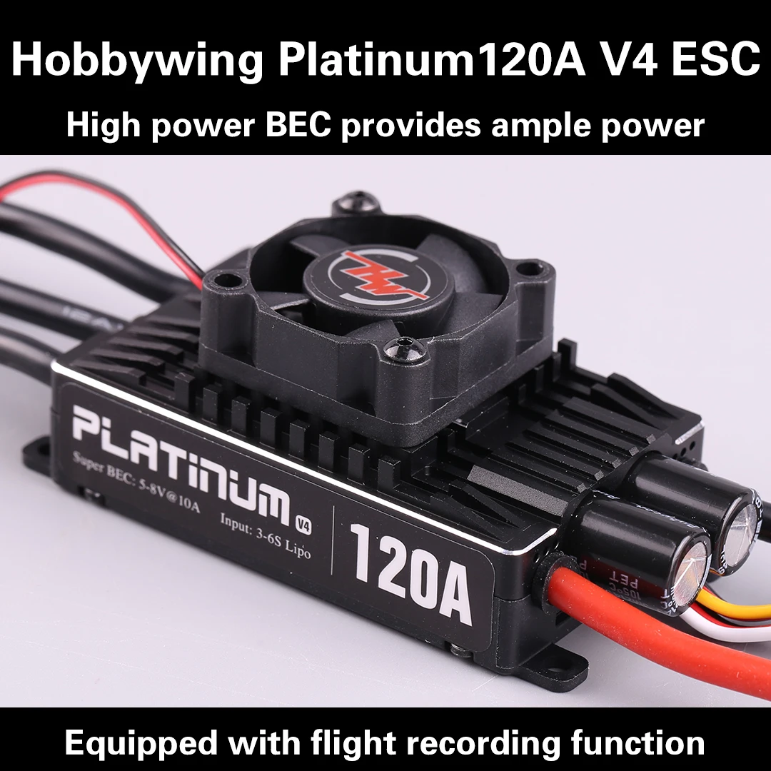 

Hobbywing Platinum Pro V4 120A 3-6S Lipo BEC пустая форма бесщеточный ESC для радиоуправляемого дрона самолета вертолета