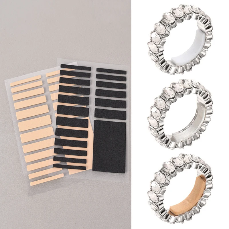 Ring Size Adjust for Loose Rings Invisible Transparent Ring Adjusting Rubber  Sticker Ring Size Reducer Jewelry