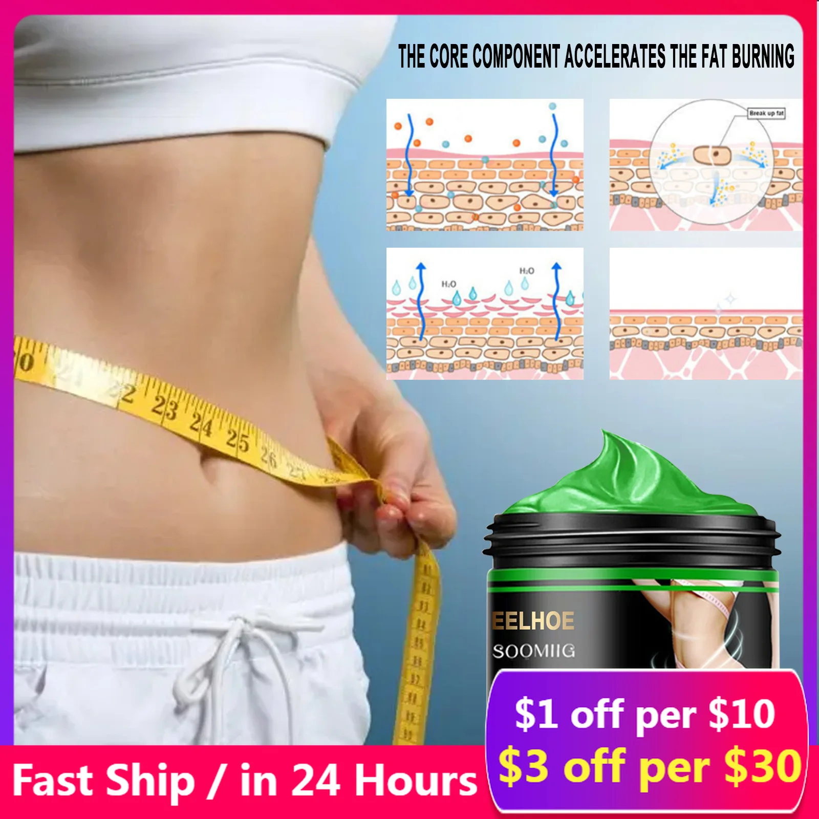 

50g патчи adelgazar perder peso Slimming Cream Reduce Cellulite Lose Weight Burning Fat Cream Skin Cream Detox Tea Weight Loss