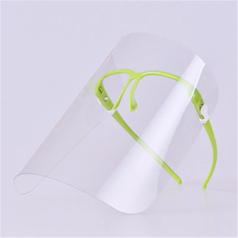 Multicolor Transparent Kitchen Face Shield with Anti-Fog Protection