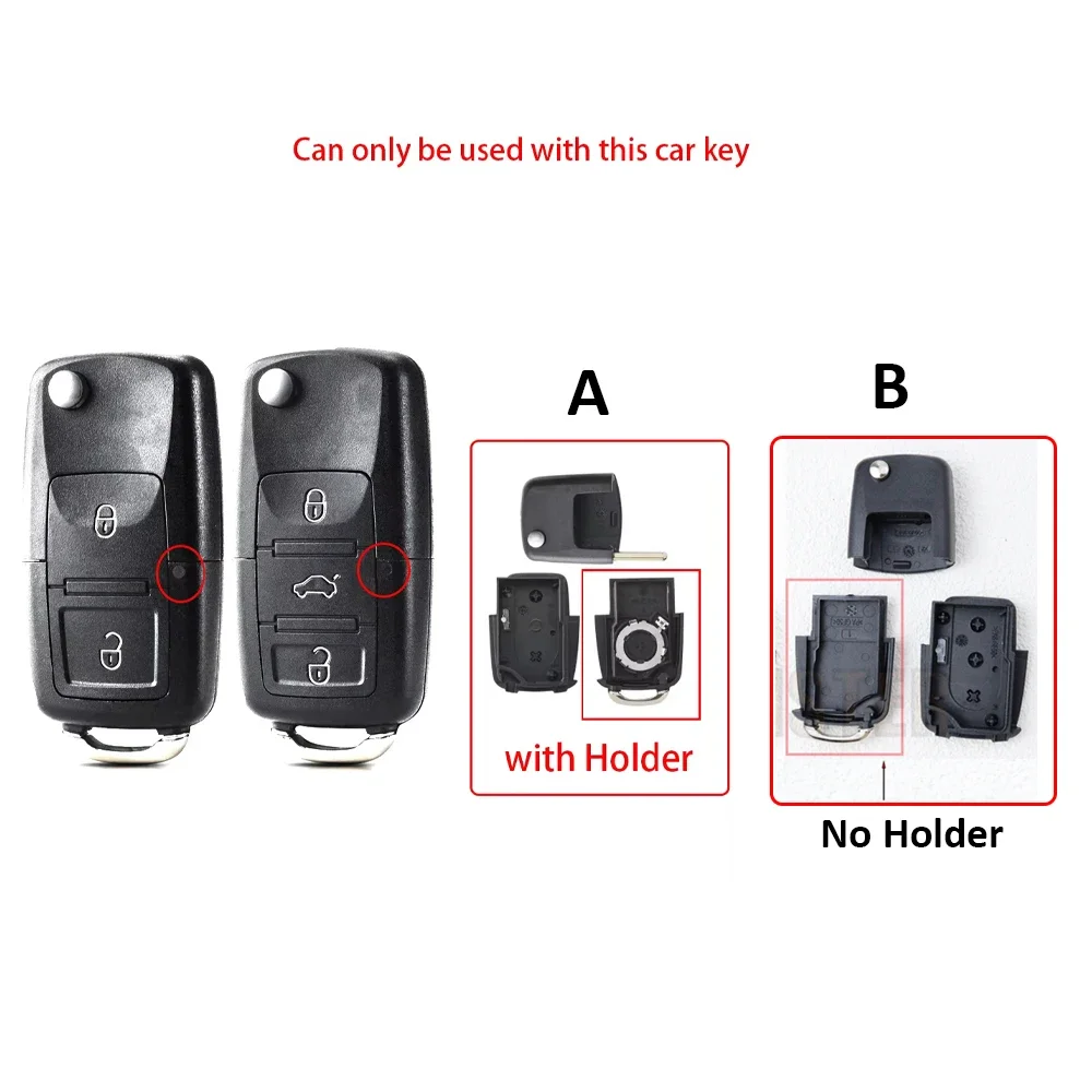 Car Key Shell 2 3 Bottons Upgrade Car Key Fob Case Shell Housing for Volkswagen Vw Jetta Golf Polo Passat Beetle Skoda Seat B5