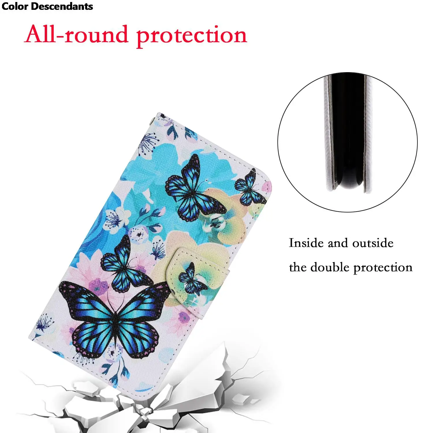 Leather Case For iPhone 6S Plus 11 12 Pro X XS XR Max SE