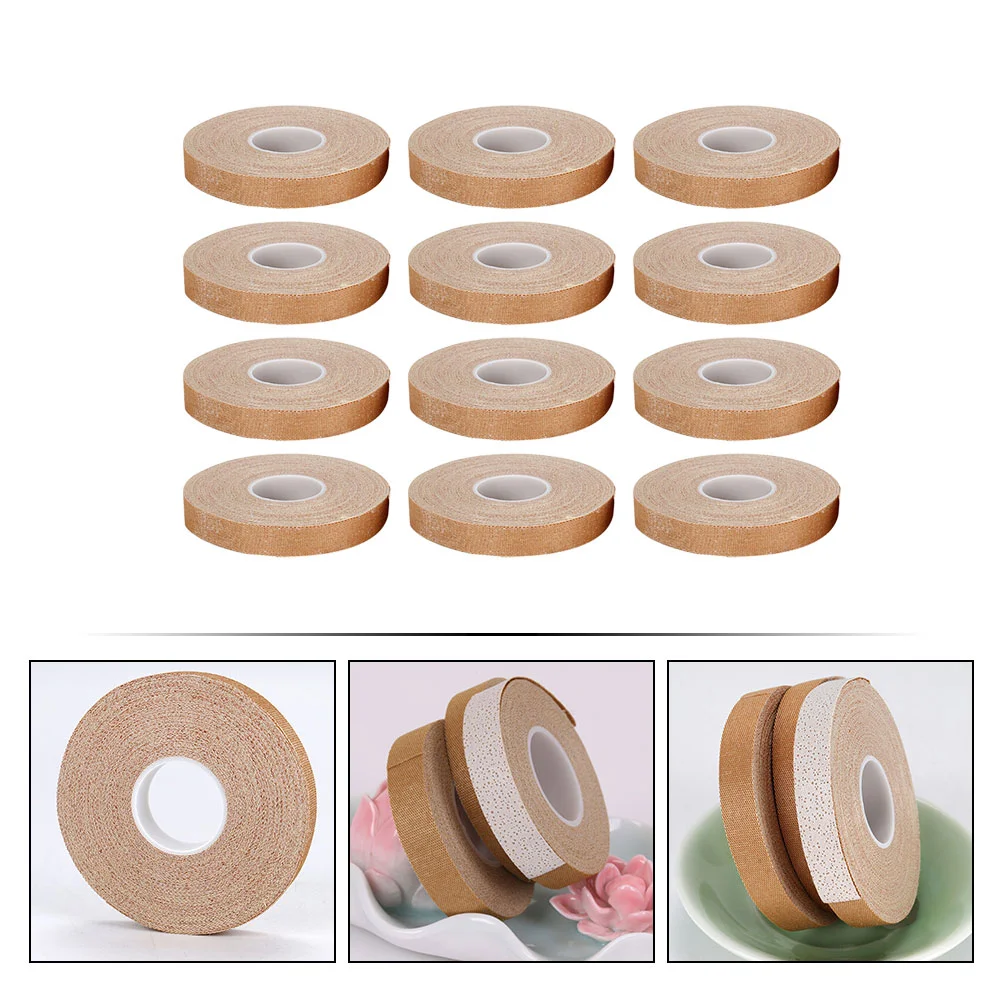 

12 Pcs Supplies Guzheng Tape Child Finger Breathable Tapes Nail Picks Sticker Protective