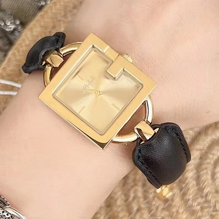Watch for Women Retro Medieval Bracelet French Small Square Luxury Fragrant Superior Women Watch Waterproof Reloj Para Mujer