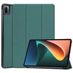 Étui en cuir à fermeture magnétique, couleur unie, pour Xiaomi Mi Pad 5/MiPad 5 Pro, 11 pouces, 2021, avec support de veille, réveil automatique, tablette 