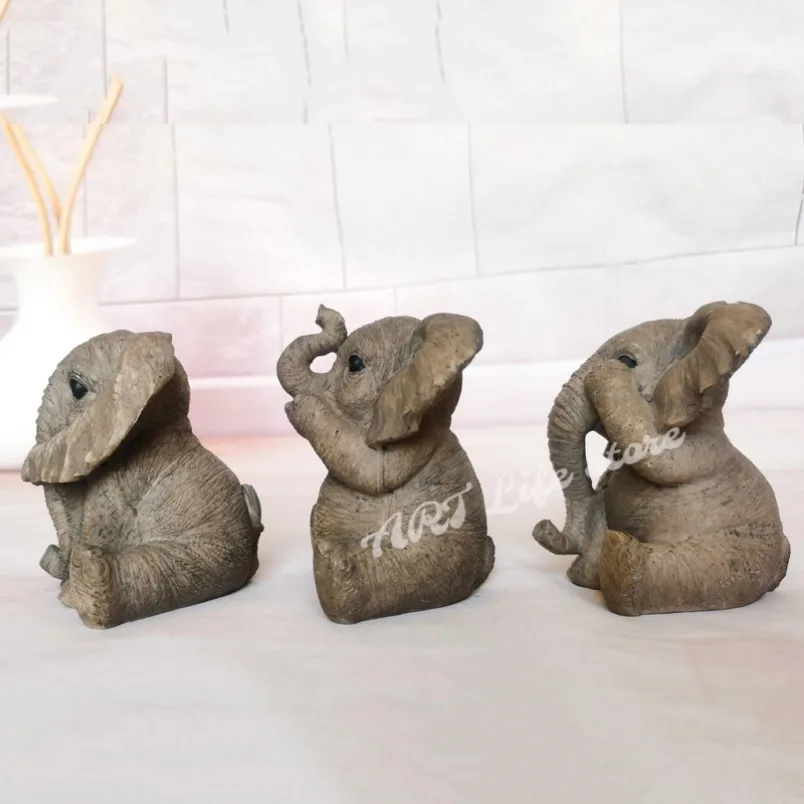 Adorable Elephant Silicone Mold 5