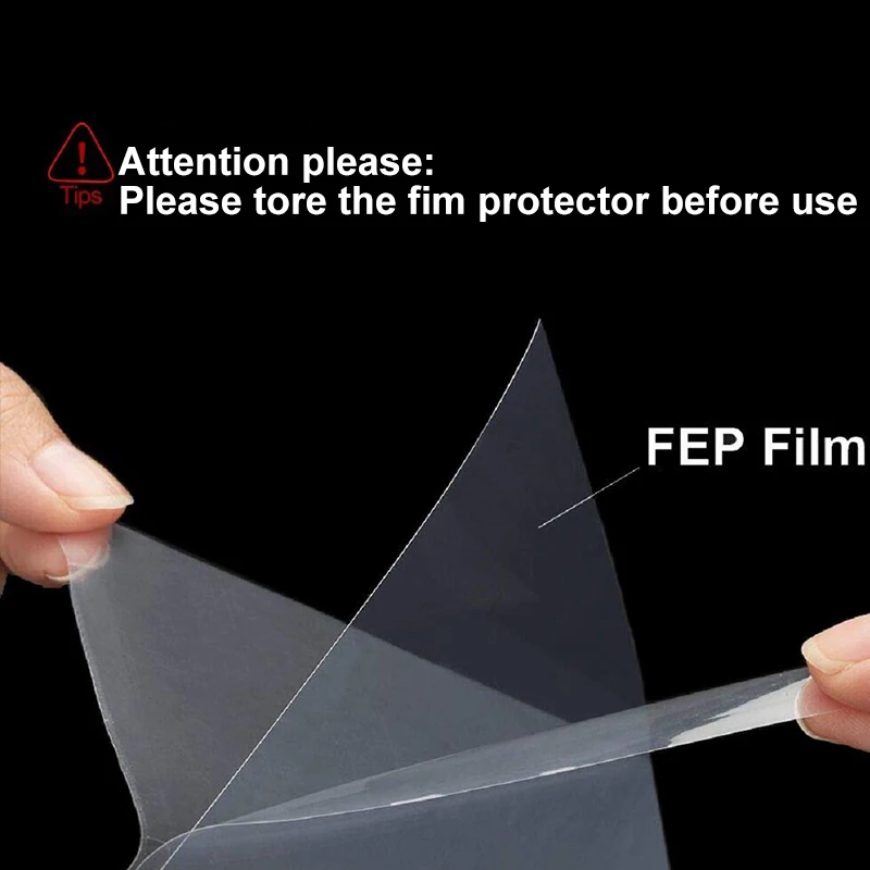 2PCS FEP Film for ANYCUBIC Photon Mono X For Elegoo Saturn Printer Parts 8.9 Inches UV Resin 3D Printers 0.15mm Release Films