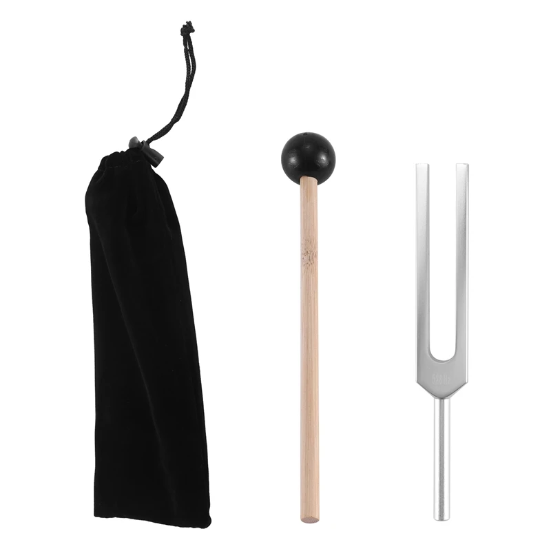 Tuning Fork Tuner With Mallet For Healing Chakra,Sound Therapy,Keep Body,Mind And Spirit In Perfect Harmony Accessories 528HZ 6