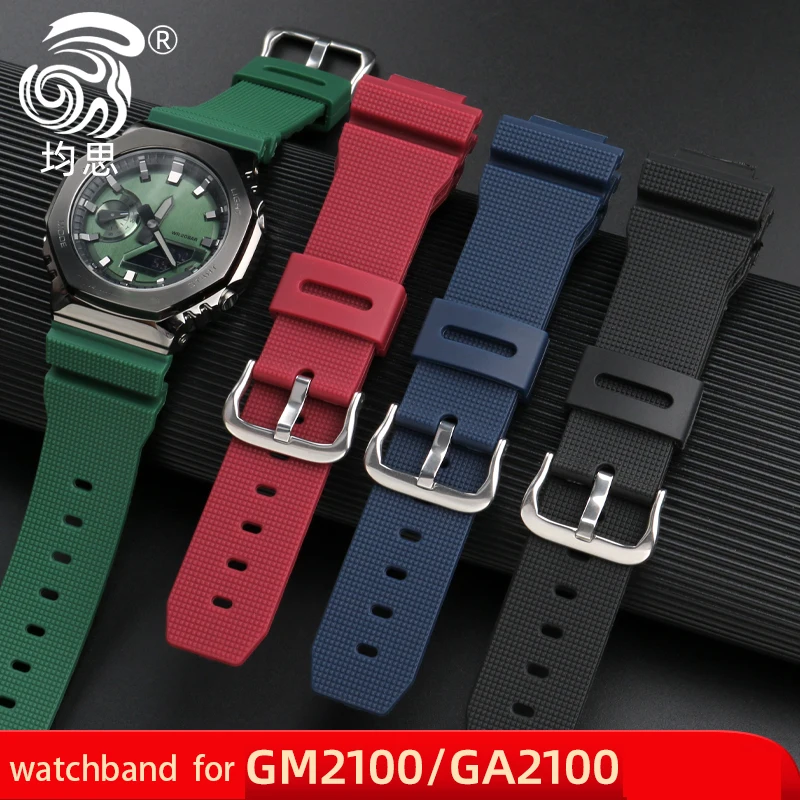 Per G-Shock Casio Watch Gm-2100 Ga-2100 Accessori Per Cinturini Gm-5600 / Ga5600 Cinturino In Silicone In Resina Da Uomo Sportivo Impermeabile