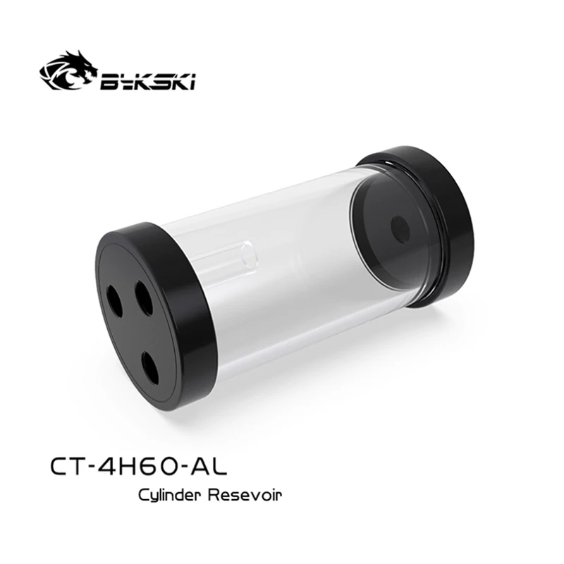 Bykski Computador Água de Resfriamento Cilíndrico Tubo Reservatório Tanque de Água para Gamer pc Case Loop Construir Ct4h60-al - Imagem 4