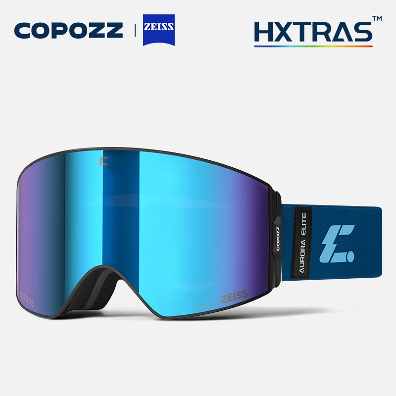 COPOZZ New Men Magnetic Ski Goggles Adult Anti-fog Ski Glasses UV400 Protection Snow Snowboard Goggle Eyewear with Zeiss lens 2