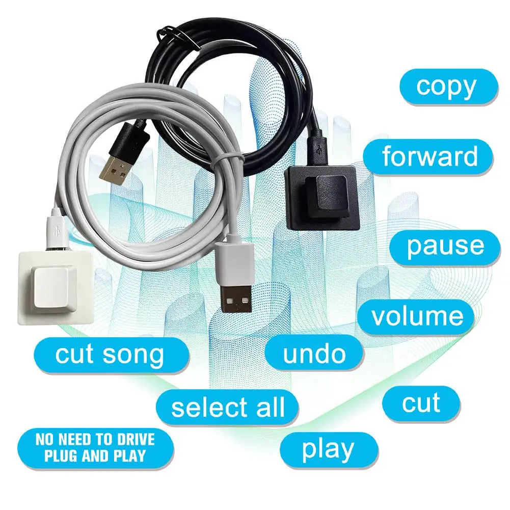 USB Programmable Macro Mini Keypad with Red Switch for Enhanced Shortcut Functionality