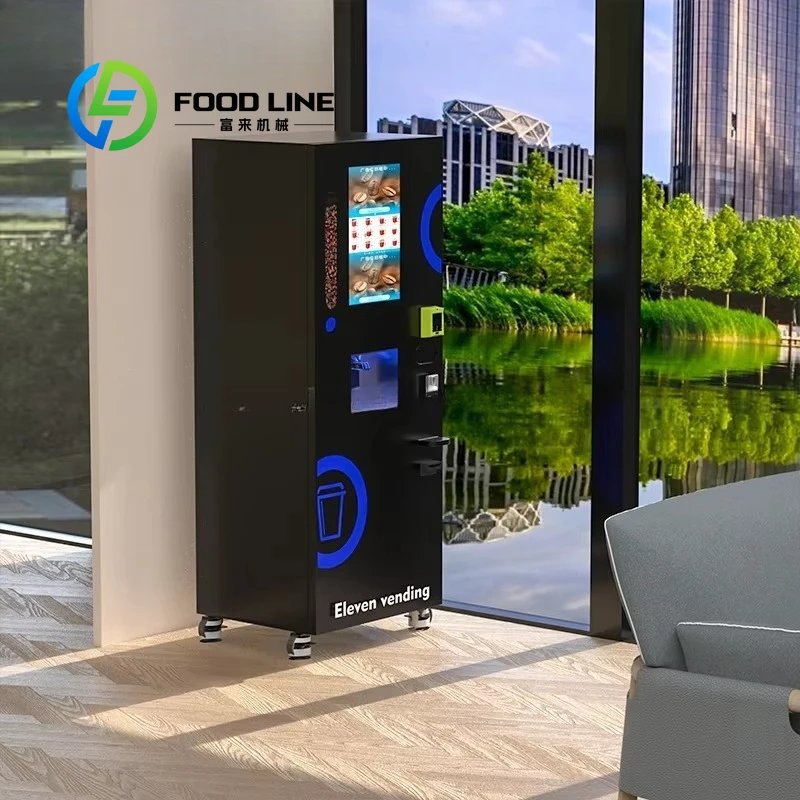 Espresso Coffee Making Machine for Sale Automatic Commercial Coffee Machine 24h Self Freshly Ground Coffee Vending Machine