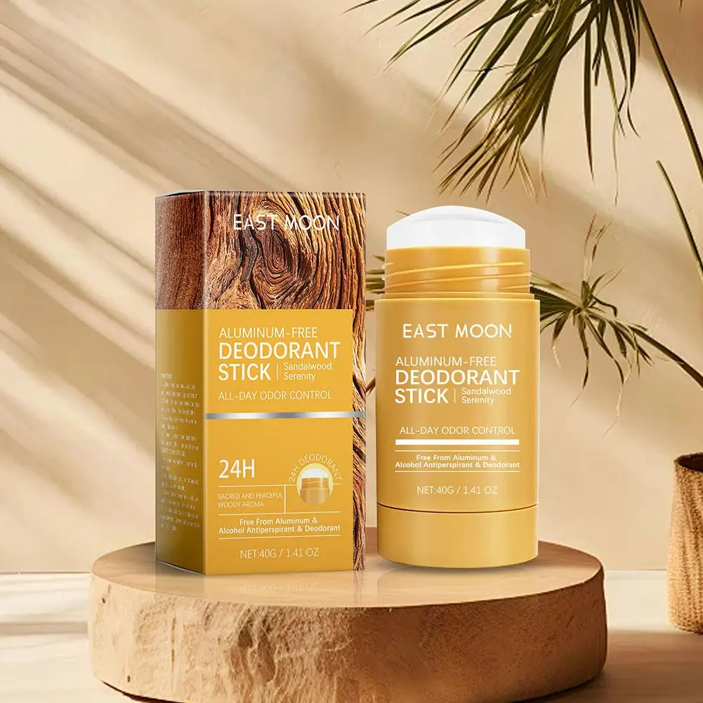 Underarm Deodorant Stick Reduces Underarm Odor Long-Lasting Two Scents Of Ocean Sandalwood Best Gifts For Female Fragrance Stick