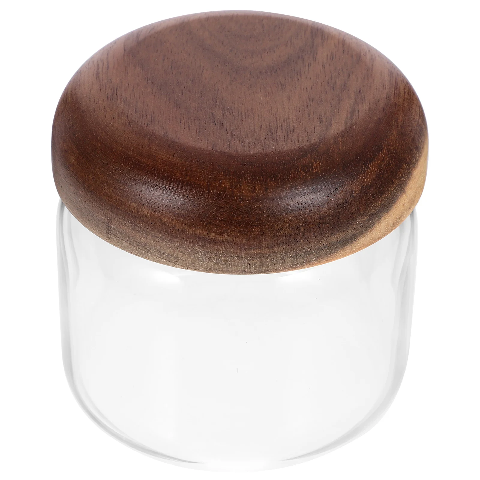 

Transparent Glass Sealed Jar Glass Loose Tea Canister Grain Container Transparent Glass Holder (250ml)