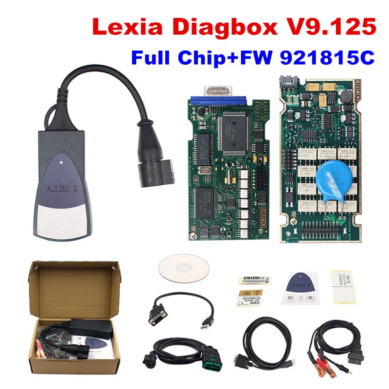 Full Chip Lexia 3 PP2000 Diagbox V9.125 Full Chip 921815C strumento