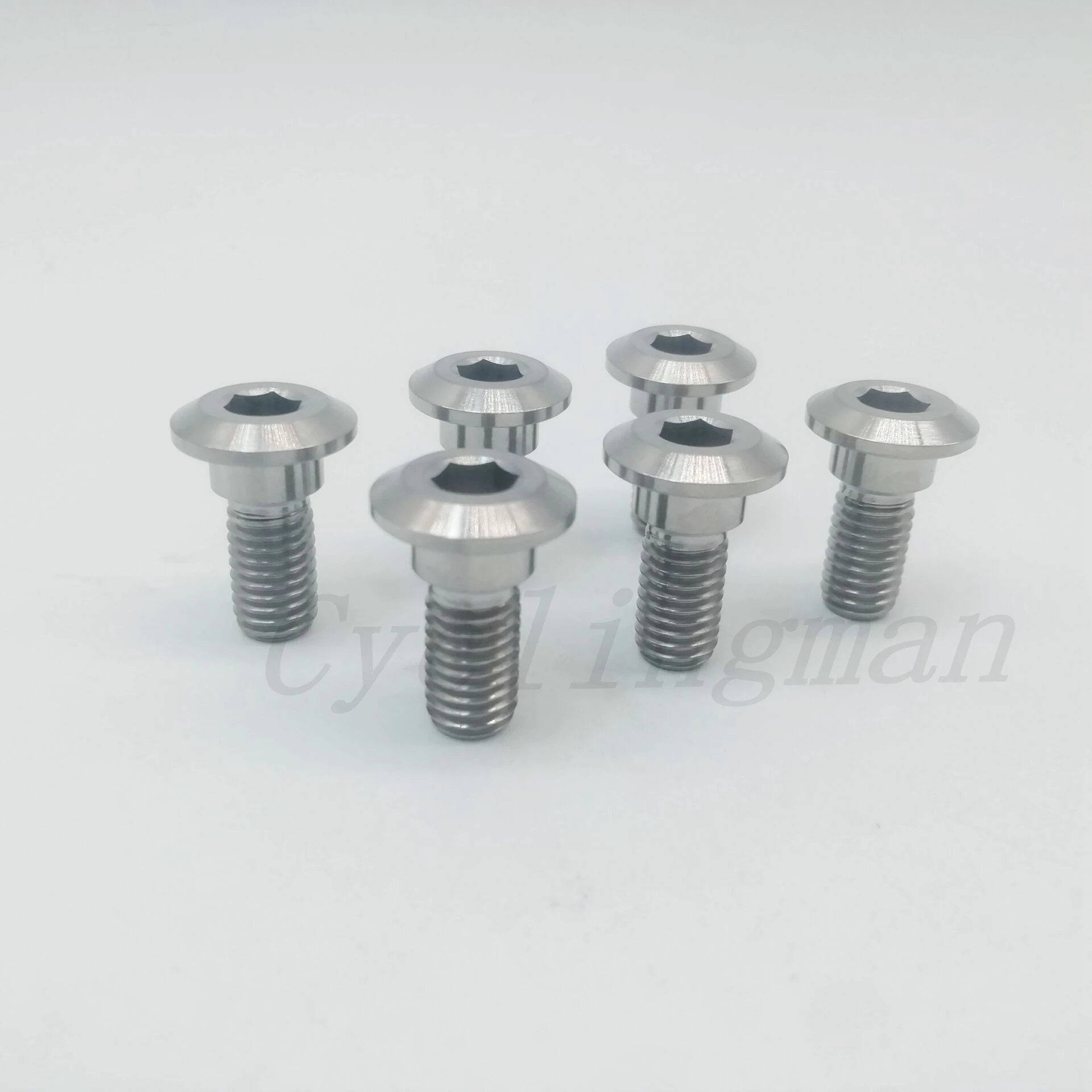 Motocicleta da Bicicleta de Titânio ti Parafuso Parafuso Parafuso de Moto Freio Traseiro do Rotor M8x20 mm para Moto Yamaha Freio Peças Lote