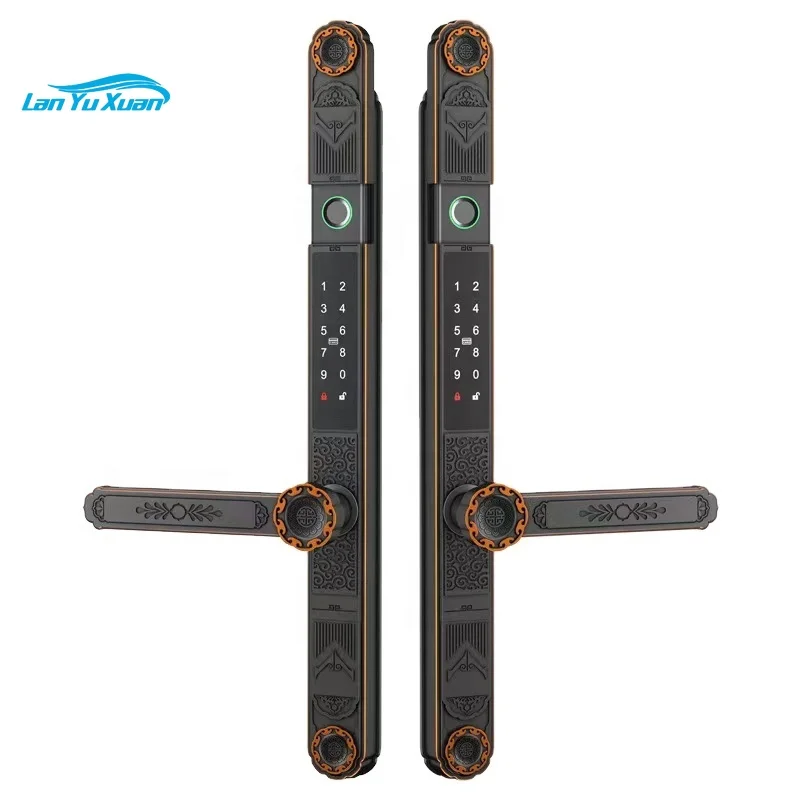 

Broken Bridge Aluminium Fingerprint Lock Waterproof Intelligent Door Lock Outdoor Patio Villa Smart Home Remote Control