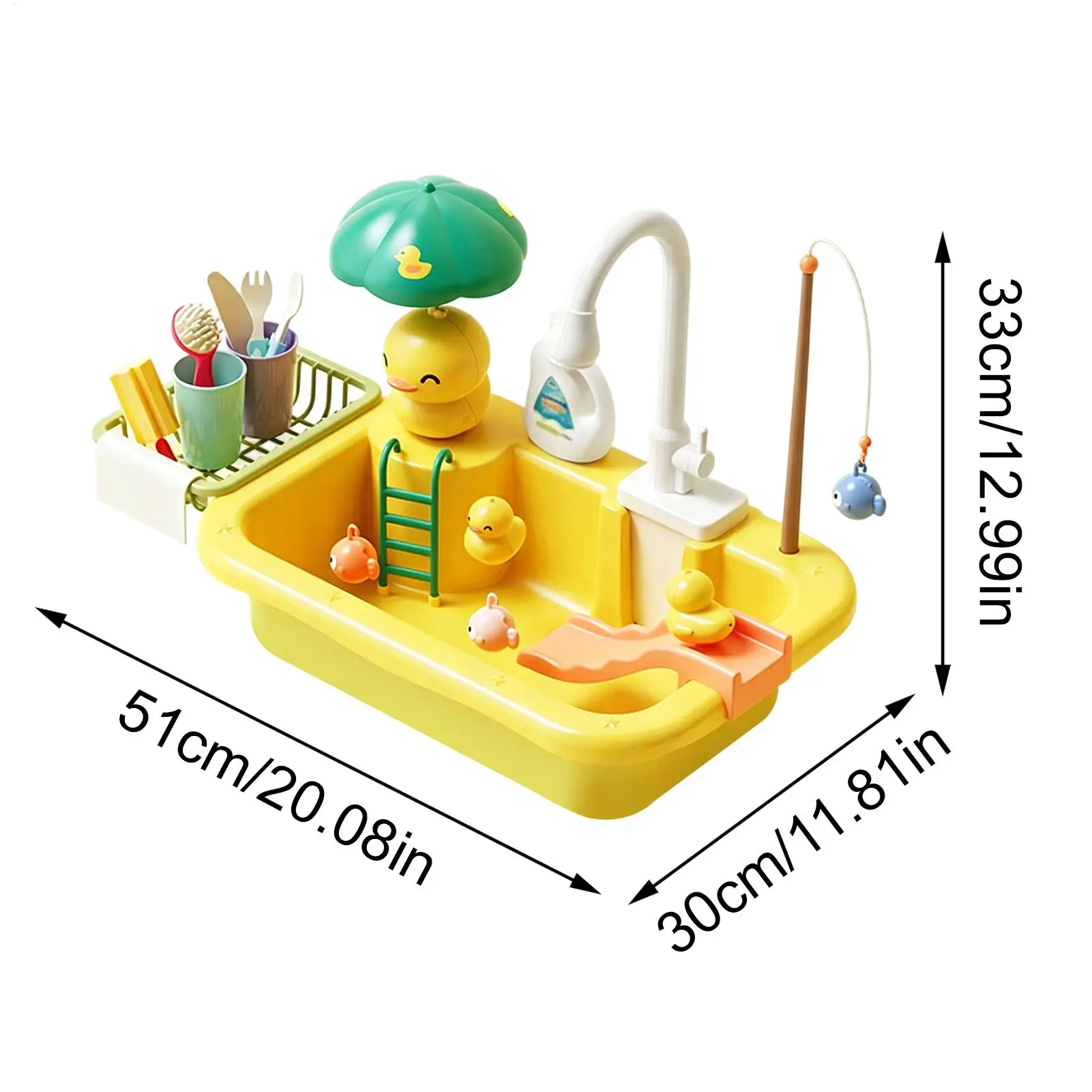 Wassertisch für Kinder mit Pumpe, Spielbecken, Pool für den Garten, sensorisches Spielzeug für Jungen, Mädchen und Vorschulkinder_voghion.com