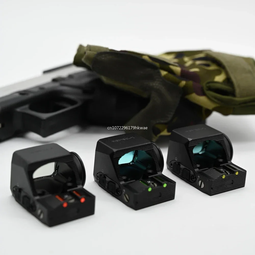 ROMEO-X 1x24mm 2&32 MOA Circle Dot Reticle Red Dot Sight w/Glock Mount Plate&Picatinny Mount MOTAC Airsoft Hunting RMS Footprint 4