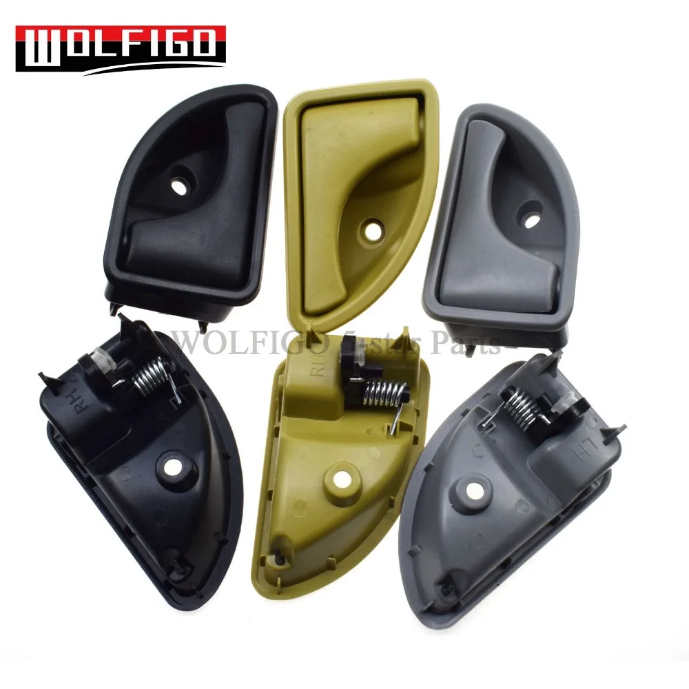 WOLFIGO 82002478 르노 캉구 97-07 트윙고 93-07 용 도어 핸들, 인테리어 왼쪽 및 오른쪽 8200259376,8200259377, 2 개