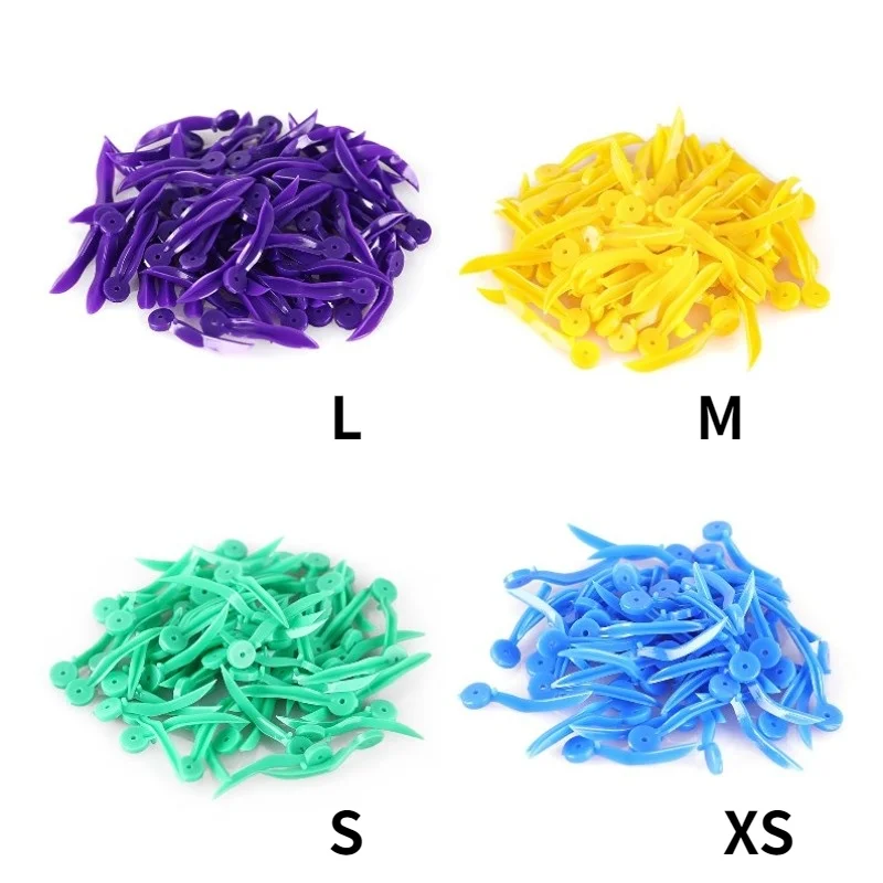 200pcs/box Dental Wedges Tooth Gap Wedge With Holes Size Large Medium