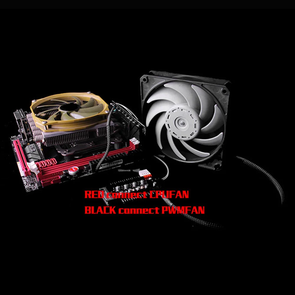 HUB Cooler Speed Controller Splitter Adapter Socket PC Speed Controller Adapter PC 1 to 10 4Pin PWM Cooling Fans