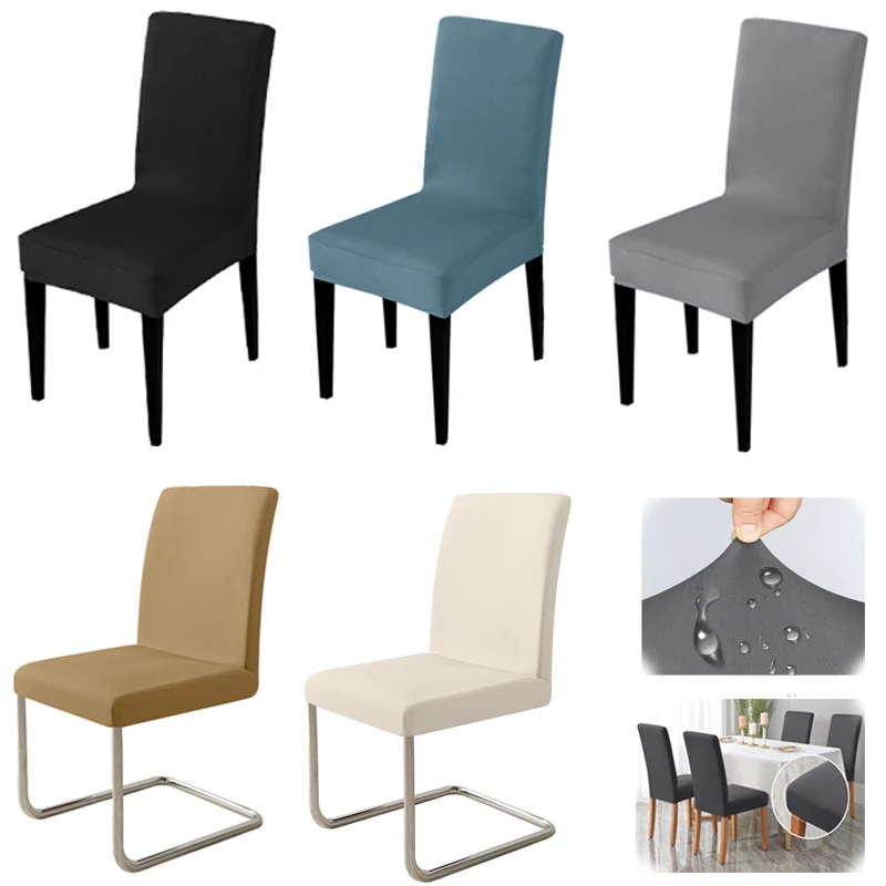 Waterproof Covers Chairs 12 Colors Home Chair Cover Stretch Cover For Chairs Cheap Cover With High-quality Armless Seat Cover