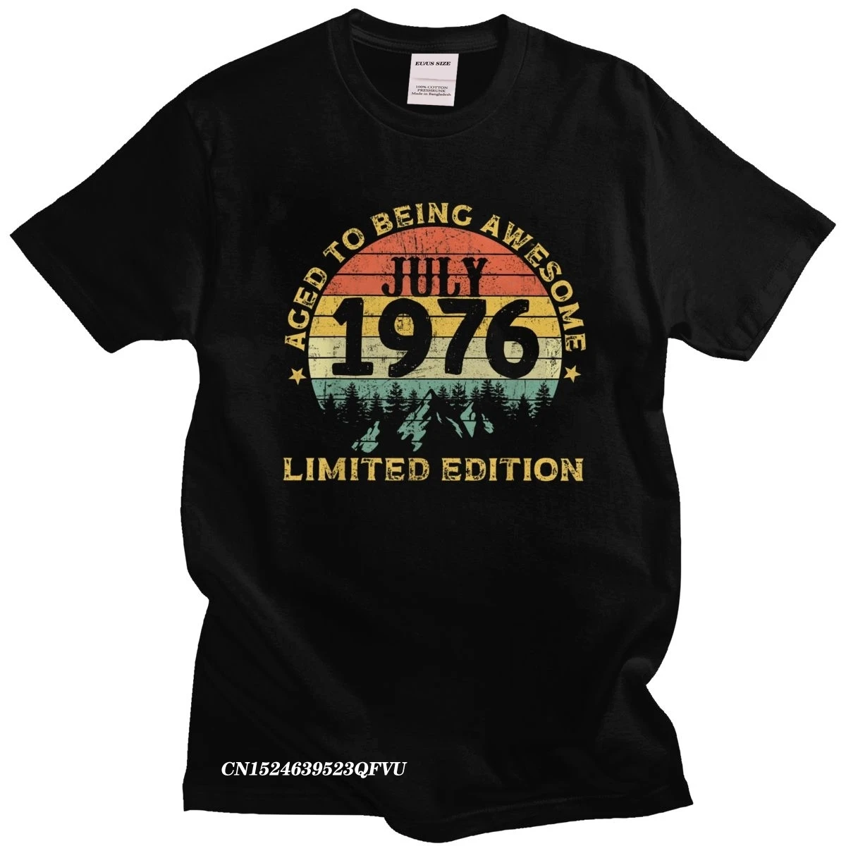 

Vintage Legends Awesome Born In July 1976 Men Camisas Men 44th Birthday Camisa Streetwear T-Shirt Premium Cotton Harajuku Shirt