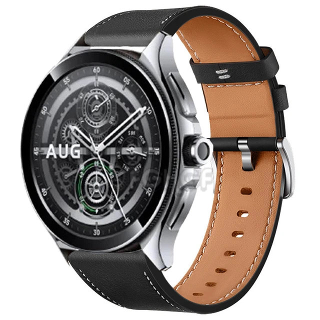 Leather Strap For Xiaomi Watch 2 Pro/S3/S1 Active/S2 42 46mm Smart Watch  Band