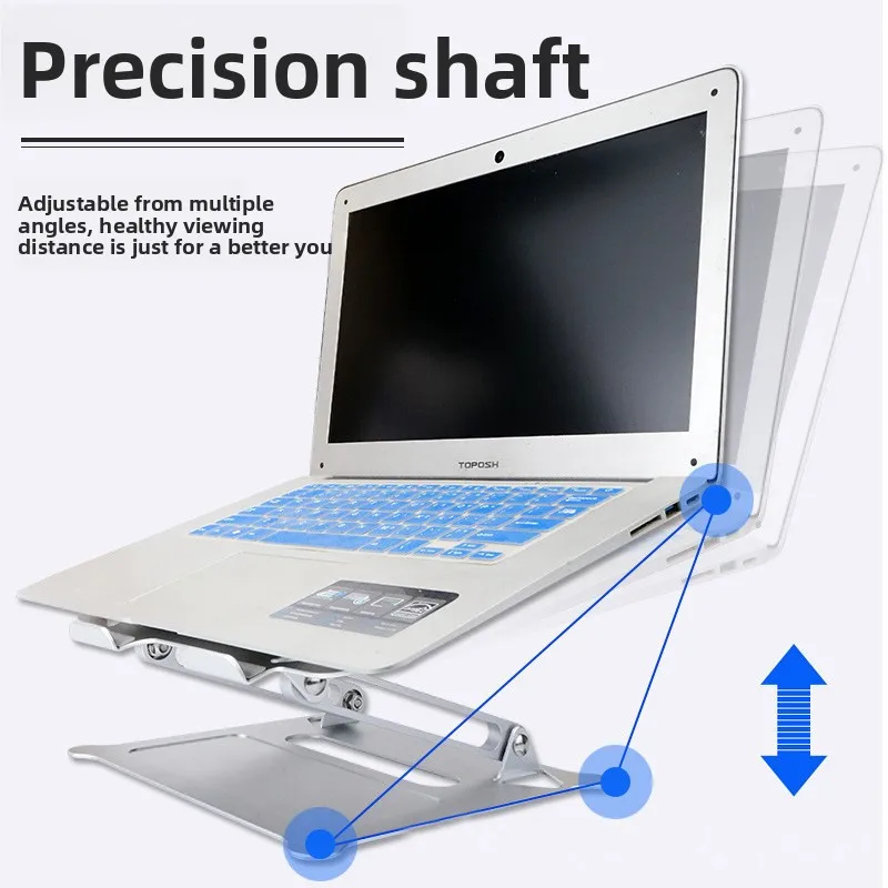 Adjustable Portable Aluminum Laptop and Tablet Stand