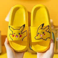 Pokemon Pikachu Pantofole da cartone animato Casa da interno Sandali da bagno per ragazze carine Antiscivolo Scarpe da spiaggia per ragazzi Regalo 9