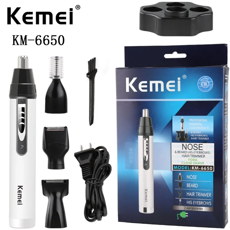 

4 в 1, перезаряжаемая Бритва для бороды, ушей и бровей