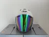 Demi-casque de moto RAM3, casque de course, léger, casques d'été, puzzles, etc, noir et blanc