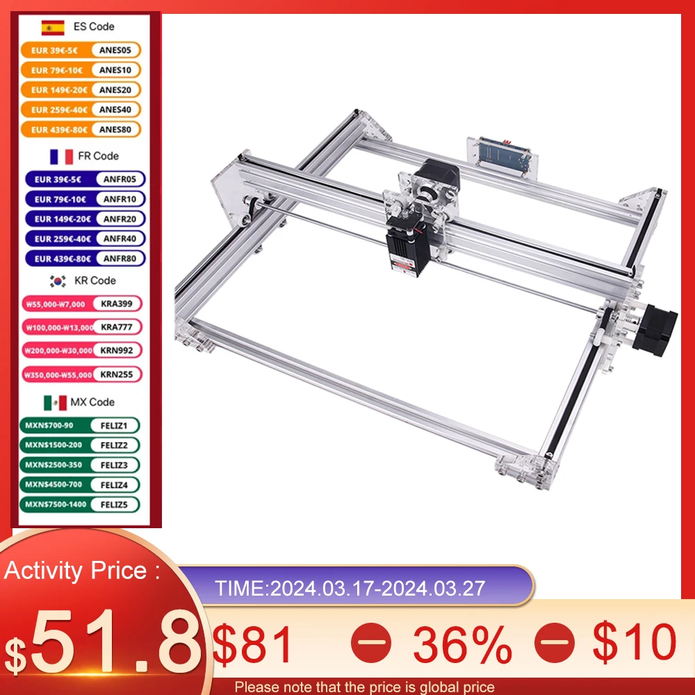 TWOWIN 6550 레이저 조각기, CNC 레이저 조각기, 작업 영역 65cm x 50cm 목재 라우터 기계, 오프라인 컨트롤러 포함, 15W Best Top5 TWOWIN 6550 레이저 조각기, CNC 레이저 조각기, 작업 영역 65cm x 50cm 목재 라우터 기계, 오프라인 컨트롤러 포함, 15W Best Top5