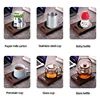 Coffee Mug Cup Warmer Coffee Mug Heating Coaster Mini Portable Smart Thermostatic Hot Plate Milk Tea Water Heating Pad Heater 5