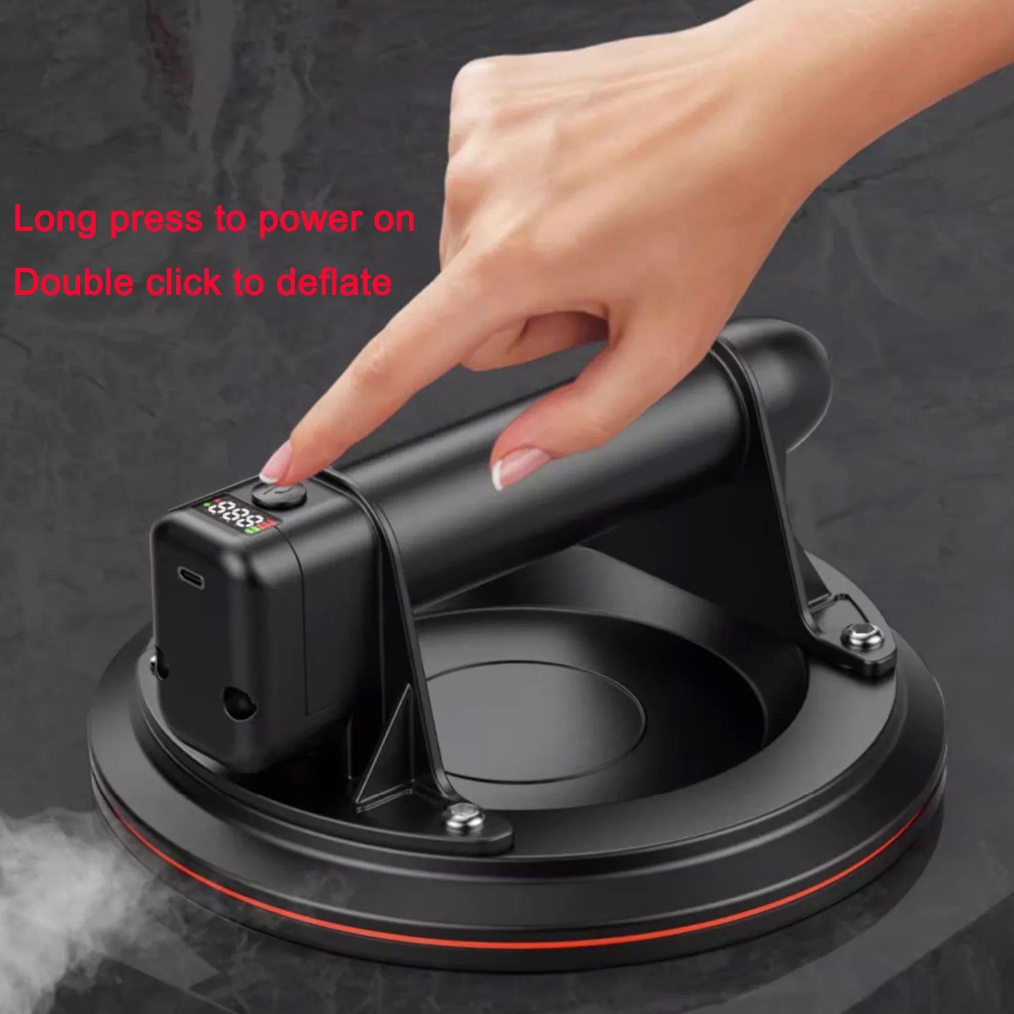 Vacuum Suction Cup Electric 8 Inch 250kg Bearing Capacity for Granite Tile Glass