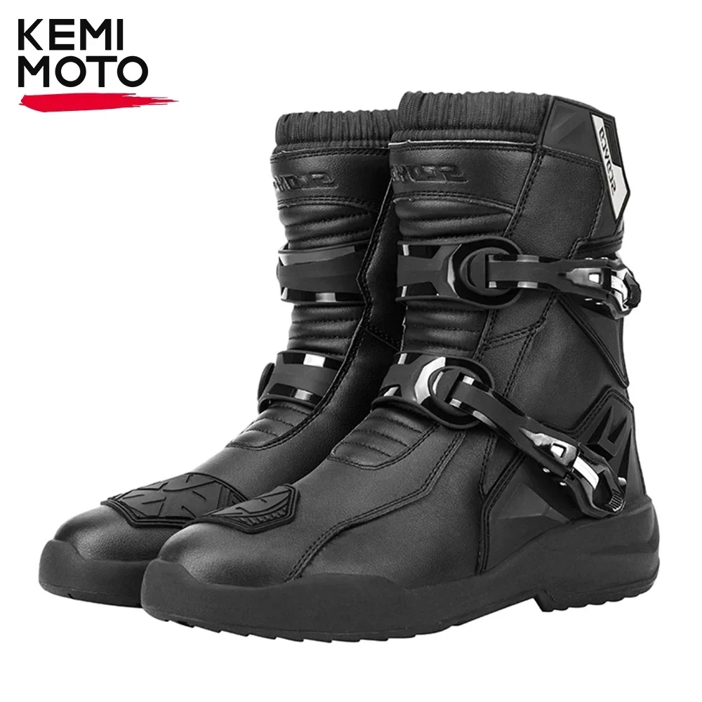 Motorcycle Riding Men Boots Waterproof Motocross Cycling Off-Road Racing Anti-drop Breathable Equipment