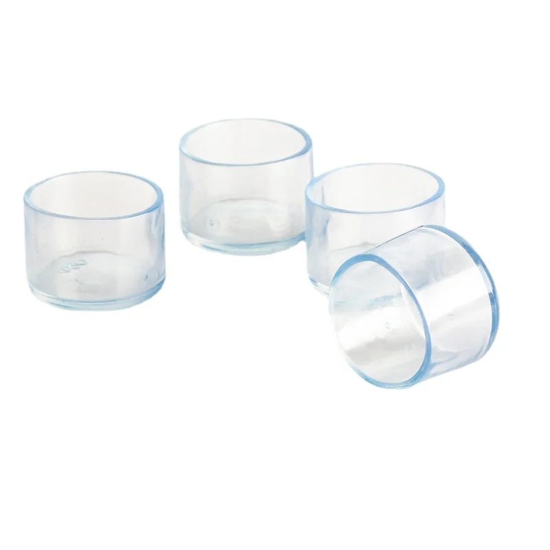 Silicone Chair Leg Socks Square Table Floor Feet Cover Protector Pads 4pcs