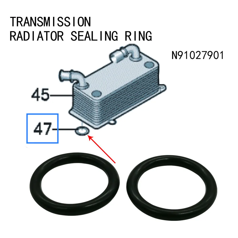 Transmission radiator sealing ring For Skoda Octavia Kodiaq Superb Yeti Karoq Audi A3 S3 A6 S6 VW Passat Tiguan Touran N91027901