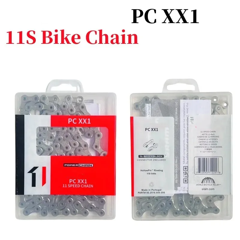 

PC XX1 1X11S 11Speed Bike Chain 11S 11V Hollow Mountain Bicycle Chain XX1 Original Sram Bicycle Chain MTB Bike Parts